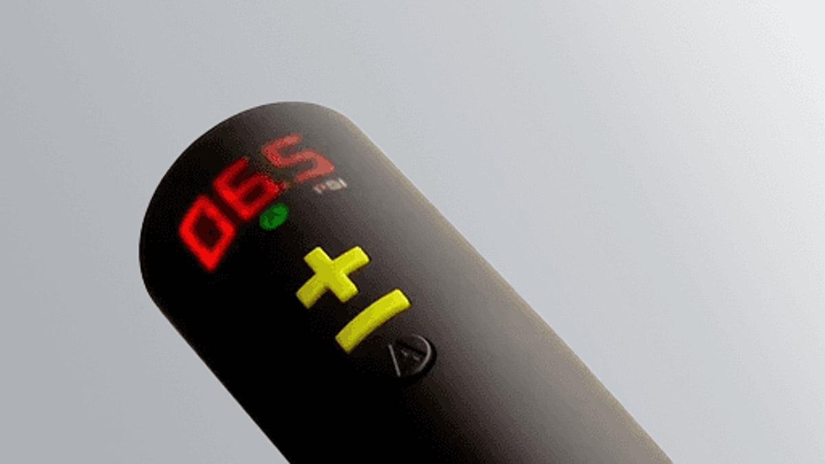 TorrX digital ball pump display and controls.
